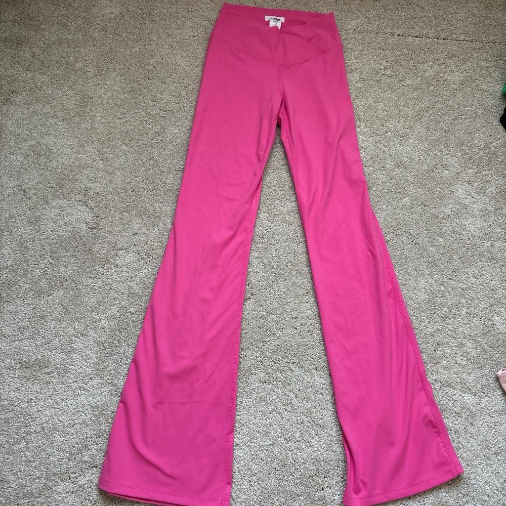 Pink Flared Bottoms